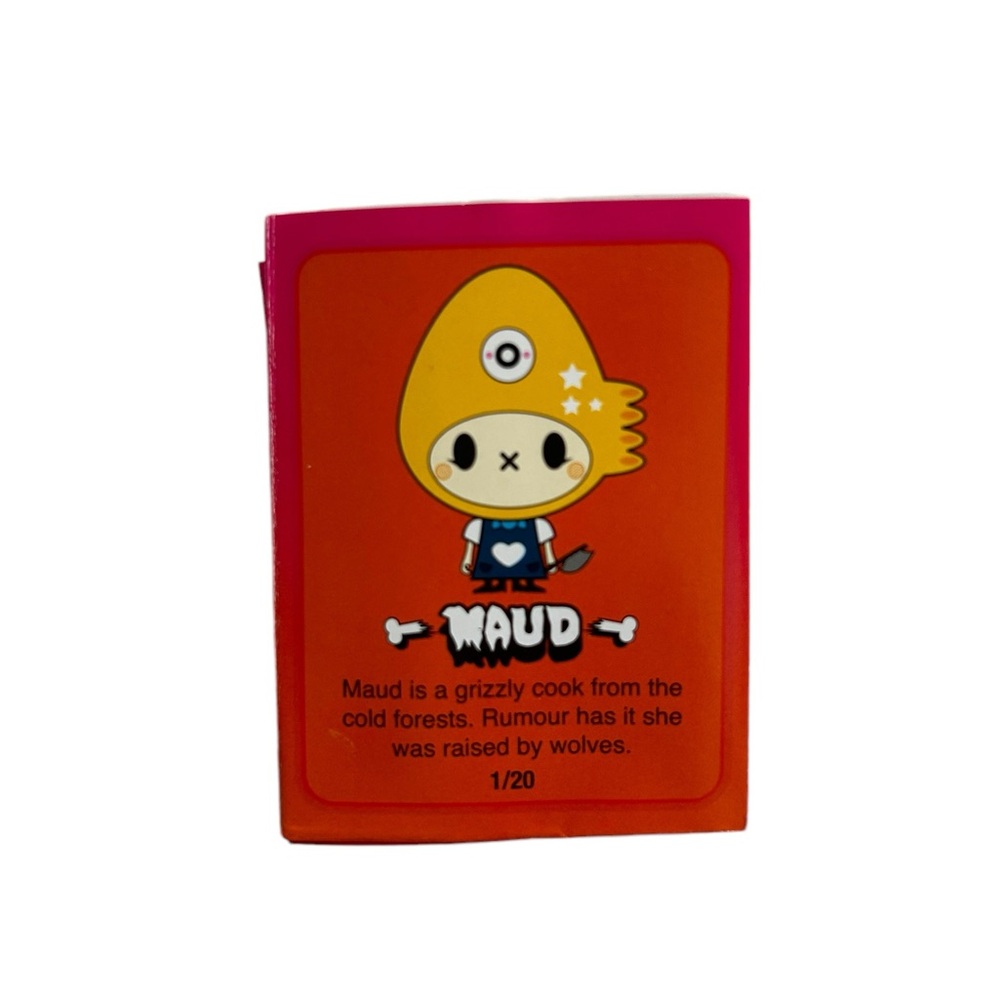 Kidrobot x Tado Cannibal Funfair Series Yellow Maud Vinyl Art Toy Figure + Box - Picture 10 of 11